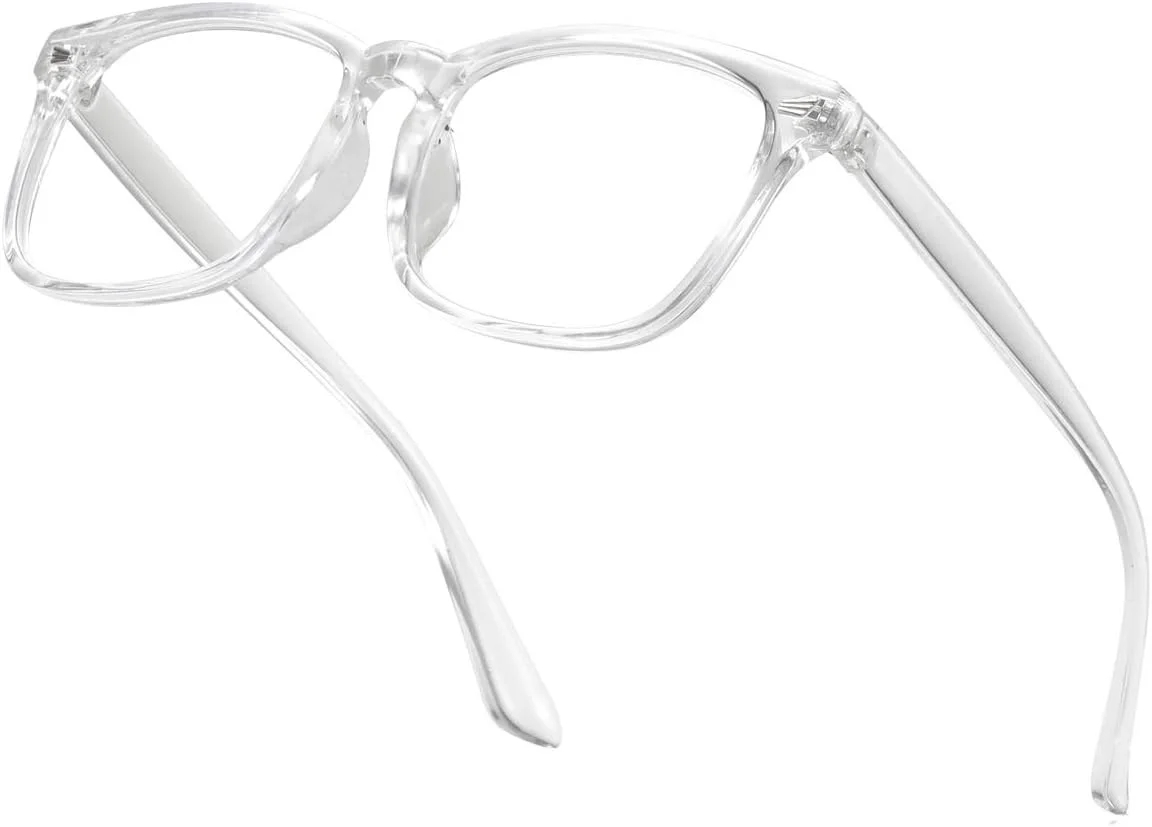 Men Women Clear Lens Designer Non Prescription Classic Black Computer Glasses 4