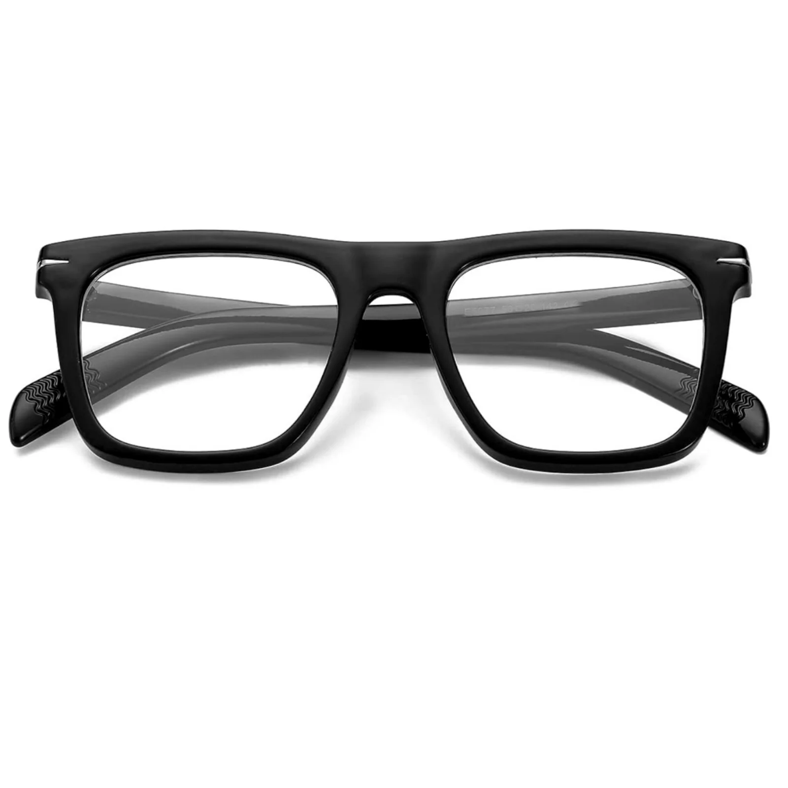 Men Women Clear Lens Fashion Designer Non Prescription Classic Black Eye Glasses 3