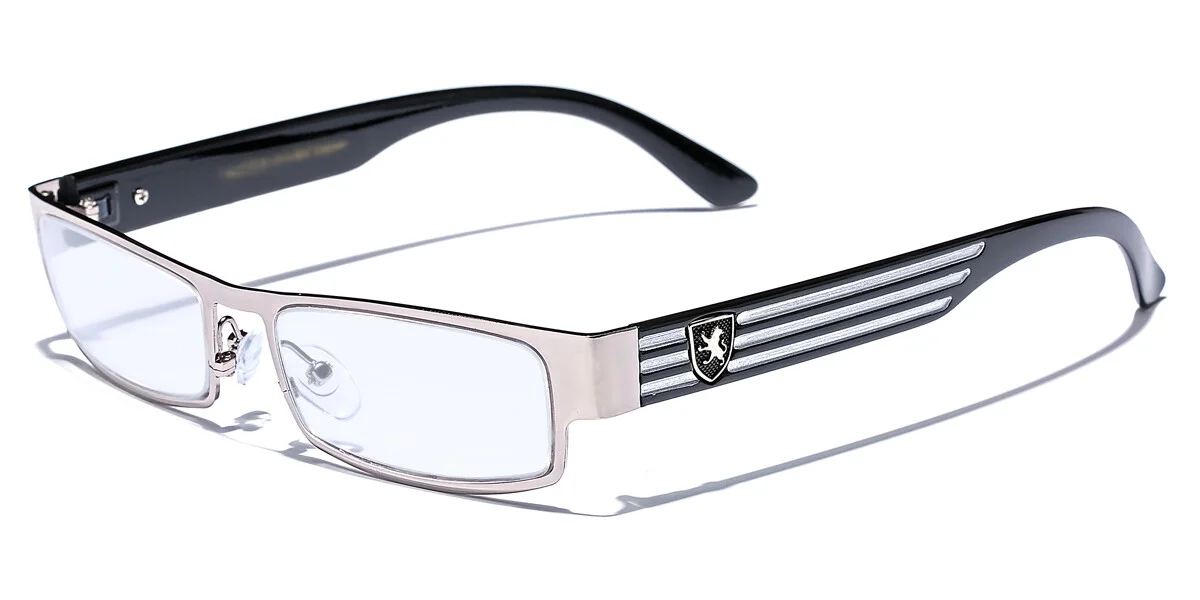 Rectangular Frame Clear Lens Non Prescription Men Women Performance Eye Glasses 2